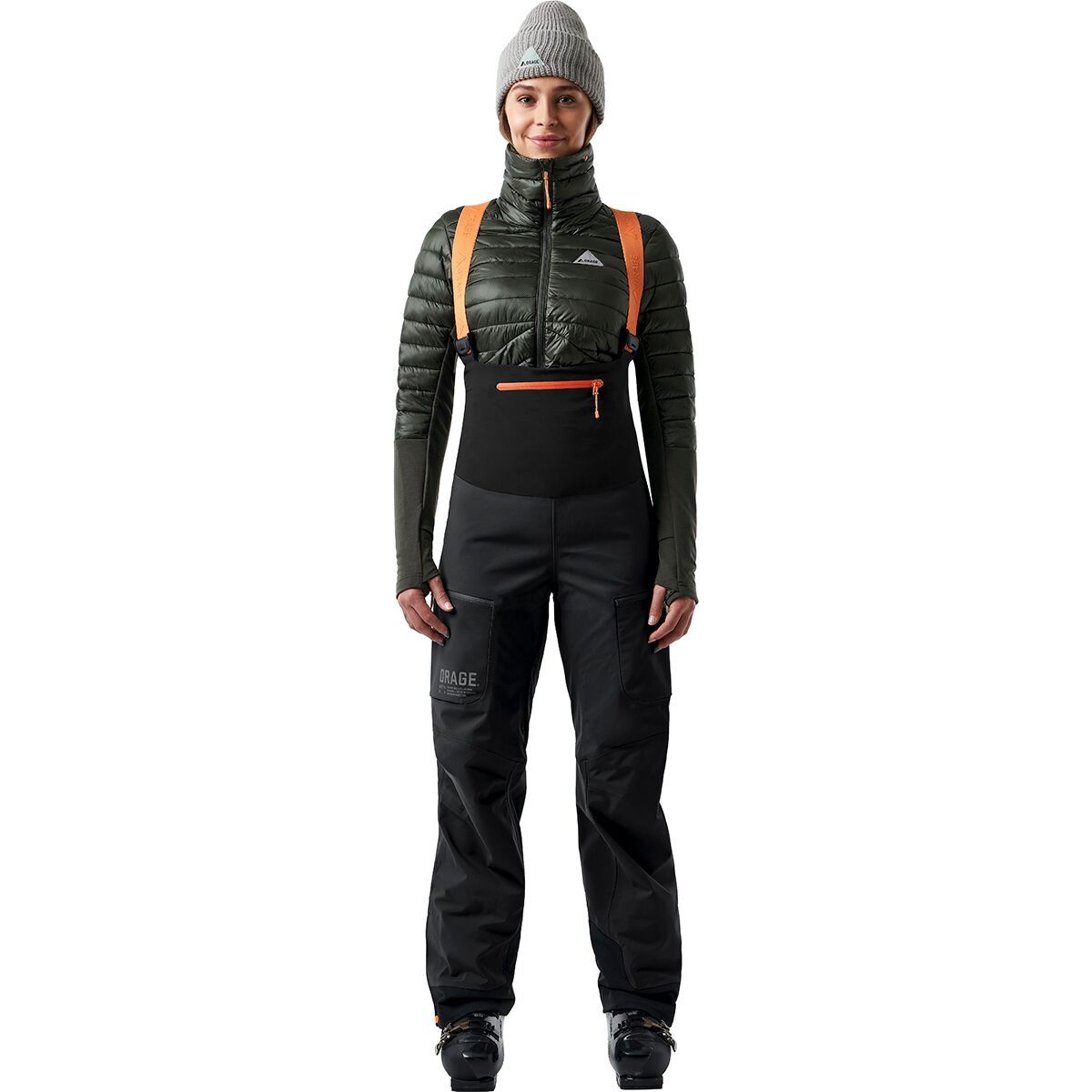 Orage Women's Cliff 3L Bib Pant in Black - Size: XL