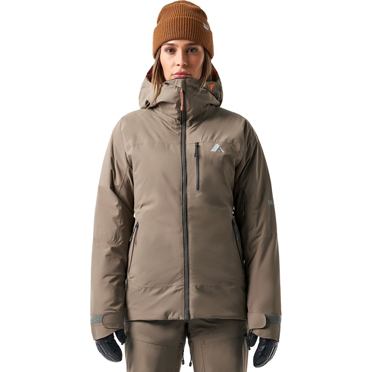 Orage Women's Nina Hybrid Insulated Jacket in Clay - Size: XL