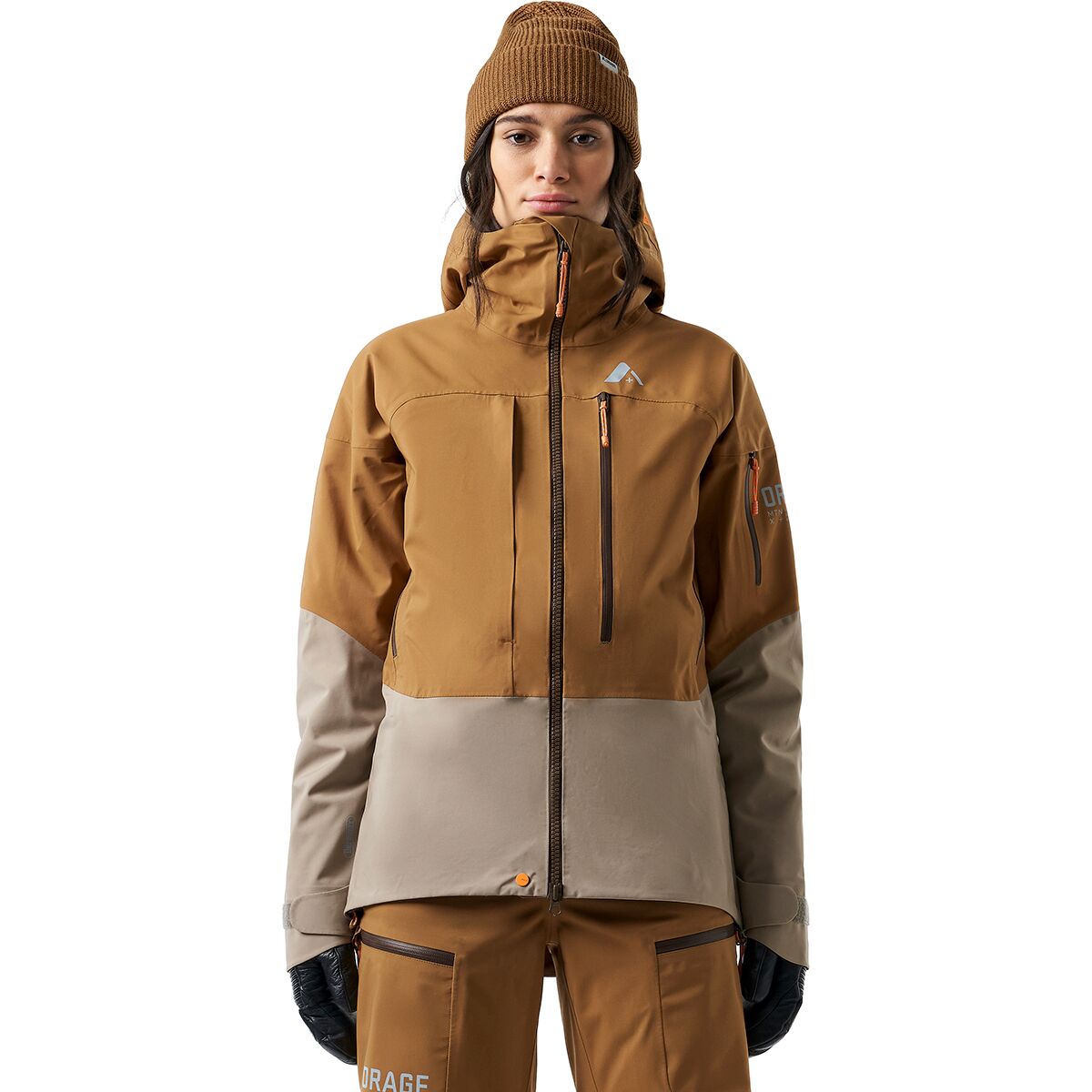 Orage Women's Panorama 3L Jacket in Clay - Size: Small