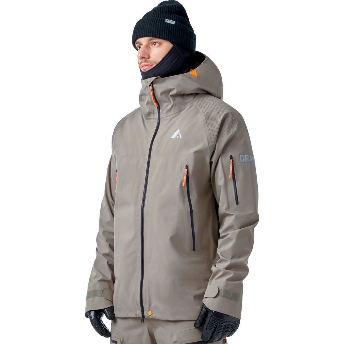 Orage Men's Glacier 3L Light Jacket in Dark Terracotta - Size: Medium