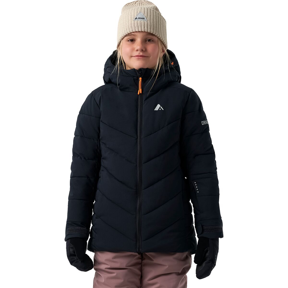 Orage Girl's Riya Jr Jacket in Black - Size: 10