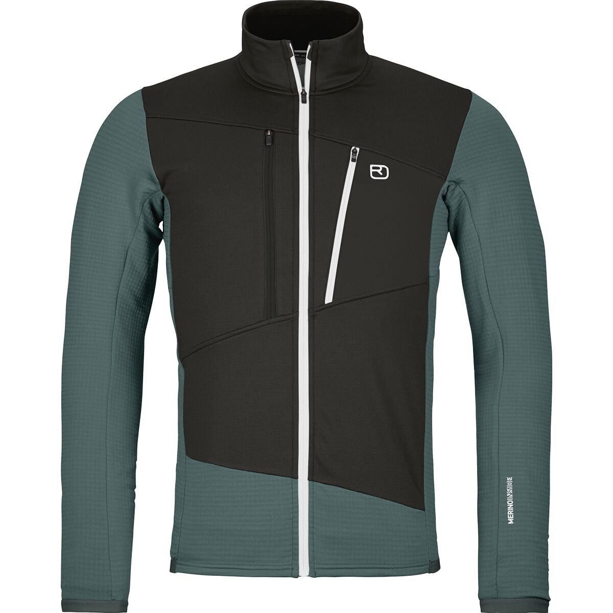 Ortovox Men's Fleece Grid Jacket in Dark Arctic Grey - Size: XL