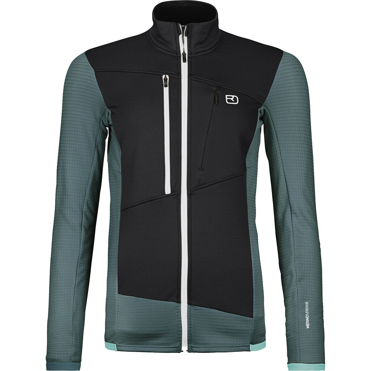 Ortovox Women's Fleece Grid Jacket in Dark Arctic Grey - Size: Medium