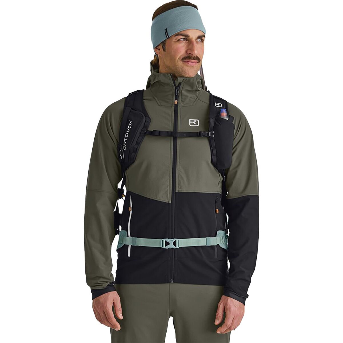 Ortovox Men's Punta Berrino Hooded Jacket in Dark Wild Herbs - Size: Small