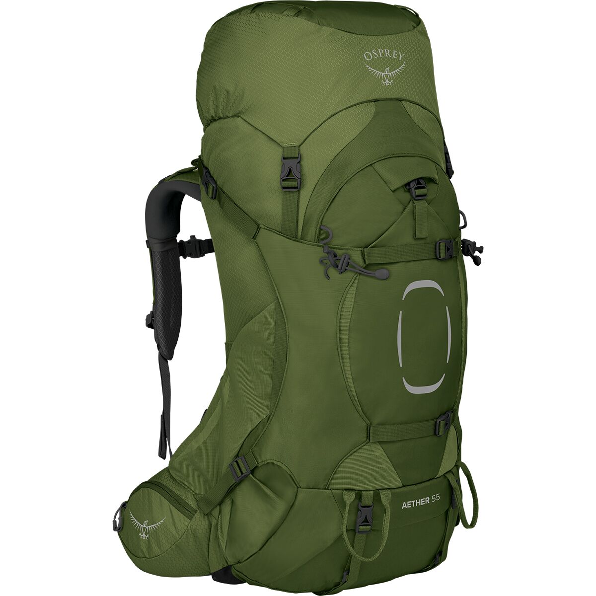 Osprey Packs Aether 55L Backpack in Garlic Mustard Green - Size: S/M