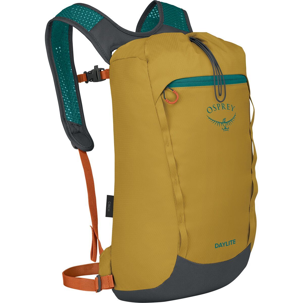 Osprey Packs Daylite 15L Cinch Pack in Tumbleweed Yellow / Tunnel Vision