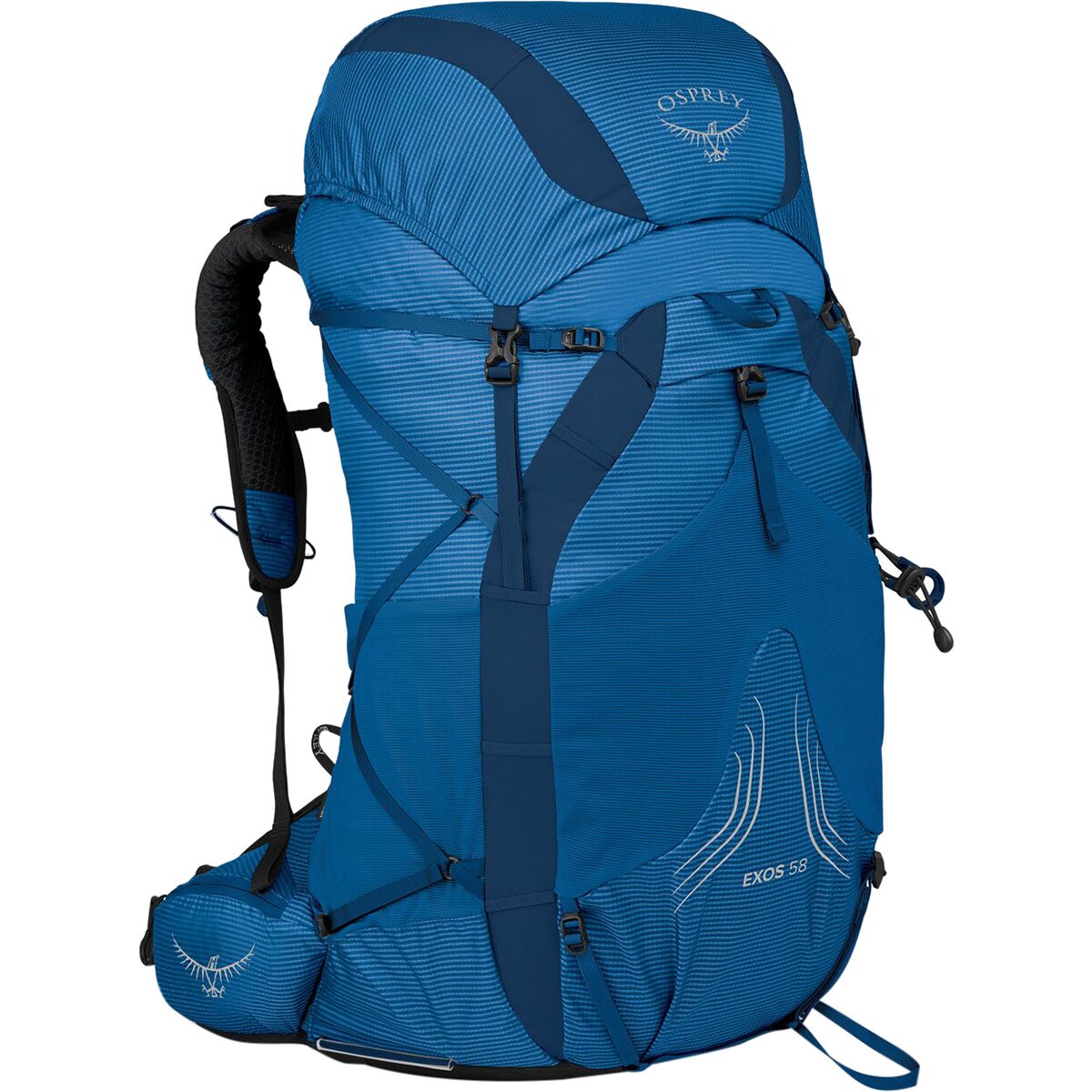 Osprey Packs Exos 58L Backpack in Blue Ribbon - Size: L/XL