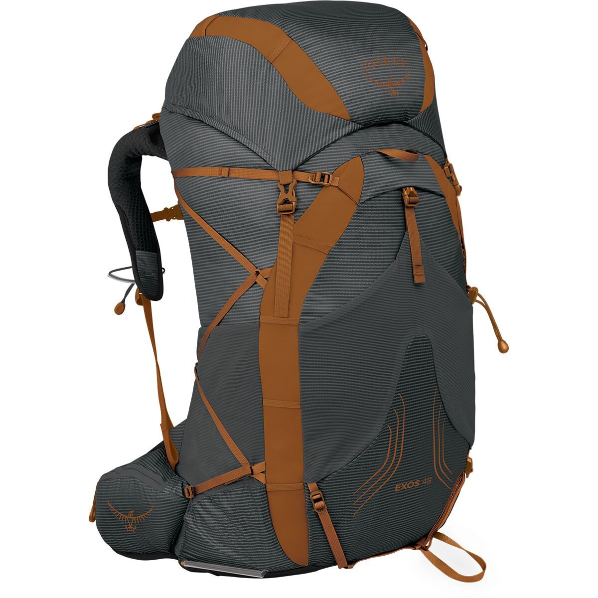 Osprey Packs Exos 48L Backpack in Dark Charcoal Grey - Size: L/XL