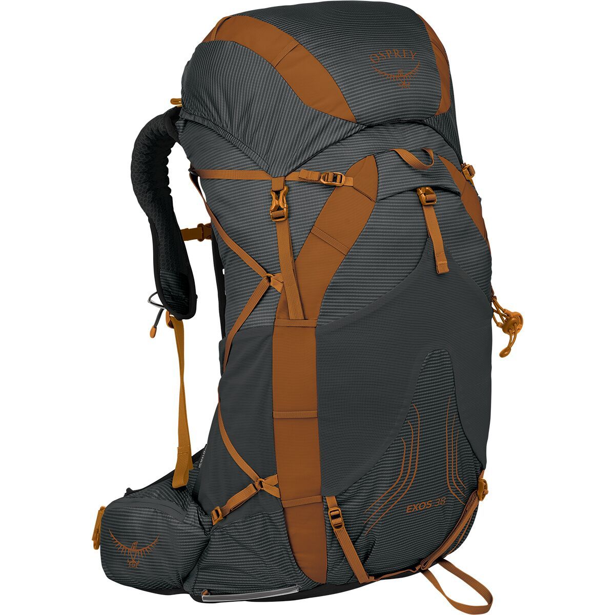Osprey Packs Exos 38L Backpack in Dark Charcoal Grey - Size: S/M