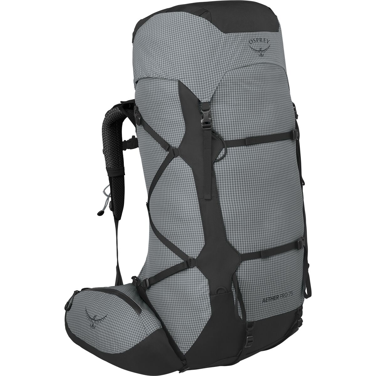 Osprey Packs Men's Aether Pro 75L Backpack in Silver Lining - Size: S/M