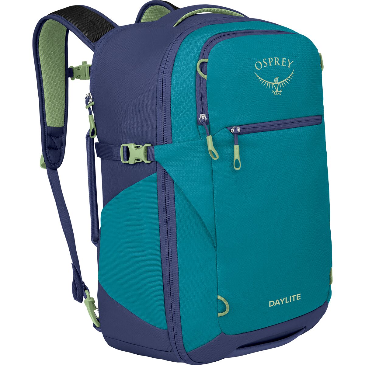 Osprey Packs Daylite Carry-On 35L Travel Pack in Blue Spikemoss / Alkaline
