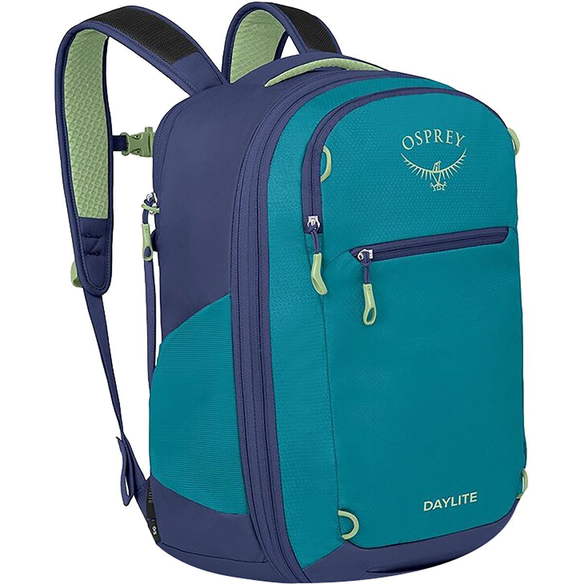 Osprey Packs Daylite Expandable 26L+6L Travel Pack in Blue Spikemoss / Alkaline