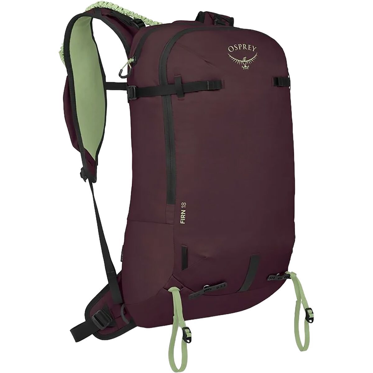 Osprey Packs Firn 18L Backpack in Elderberry Purple / Peppermint Green - Size: M/L