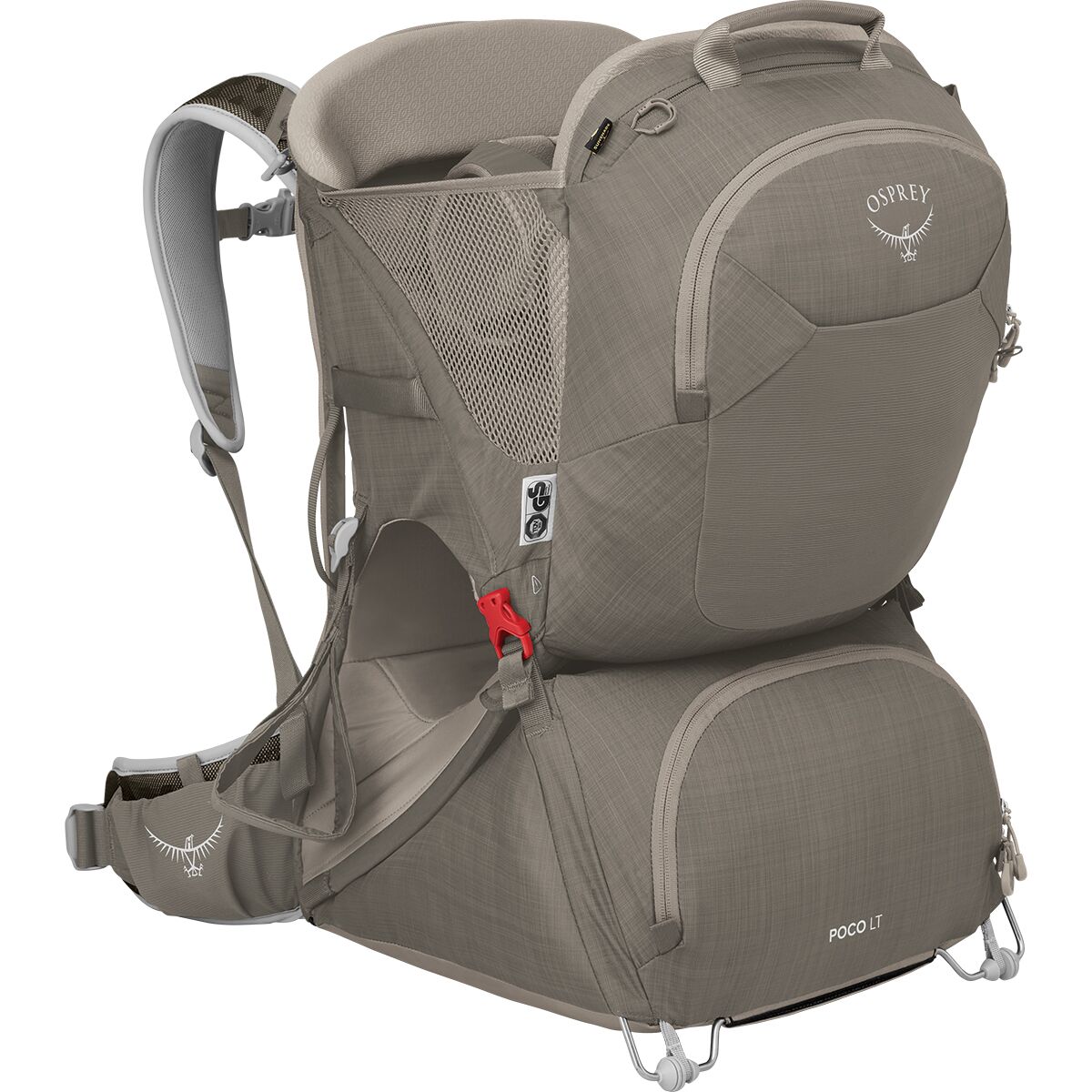 Osprey Packs Poco LT Child Carrier in Tan Concrete