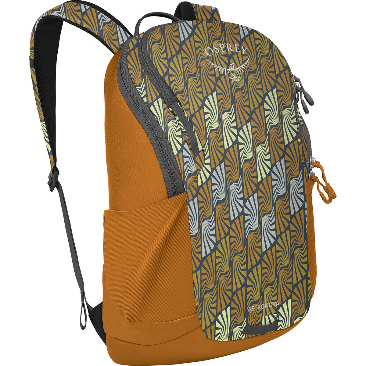 Osprey Packs Astronova Backpack in Kazuma Print Toffee Orange