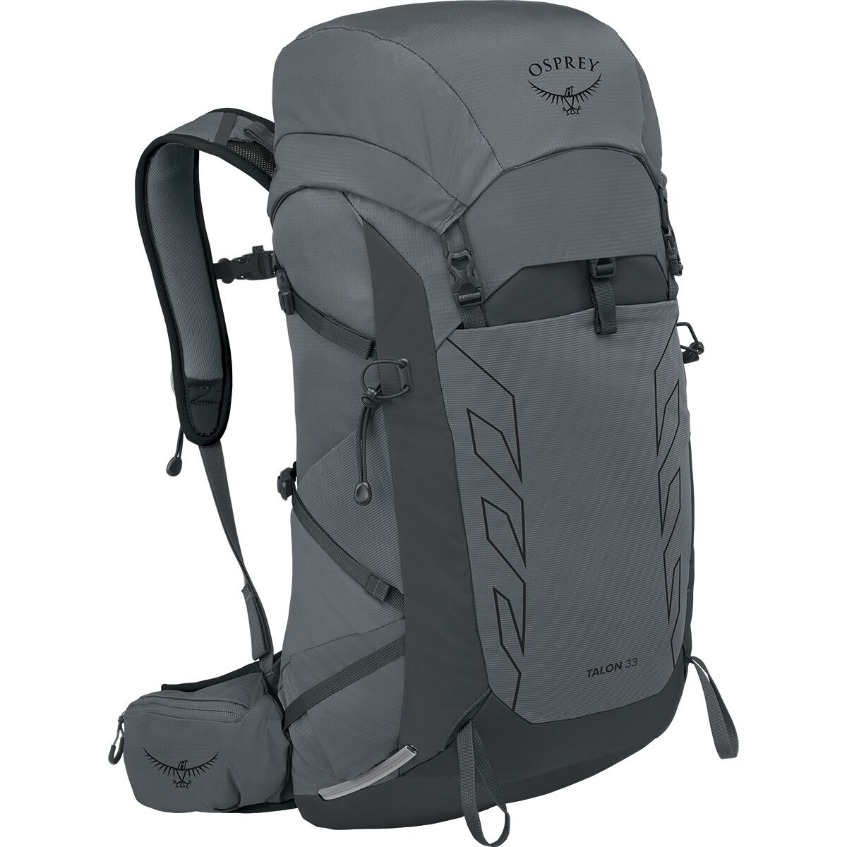 Osprey Packs Men's Talon 33L Backpack in Phantom Grey / Dark Charcoal