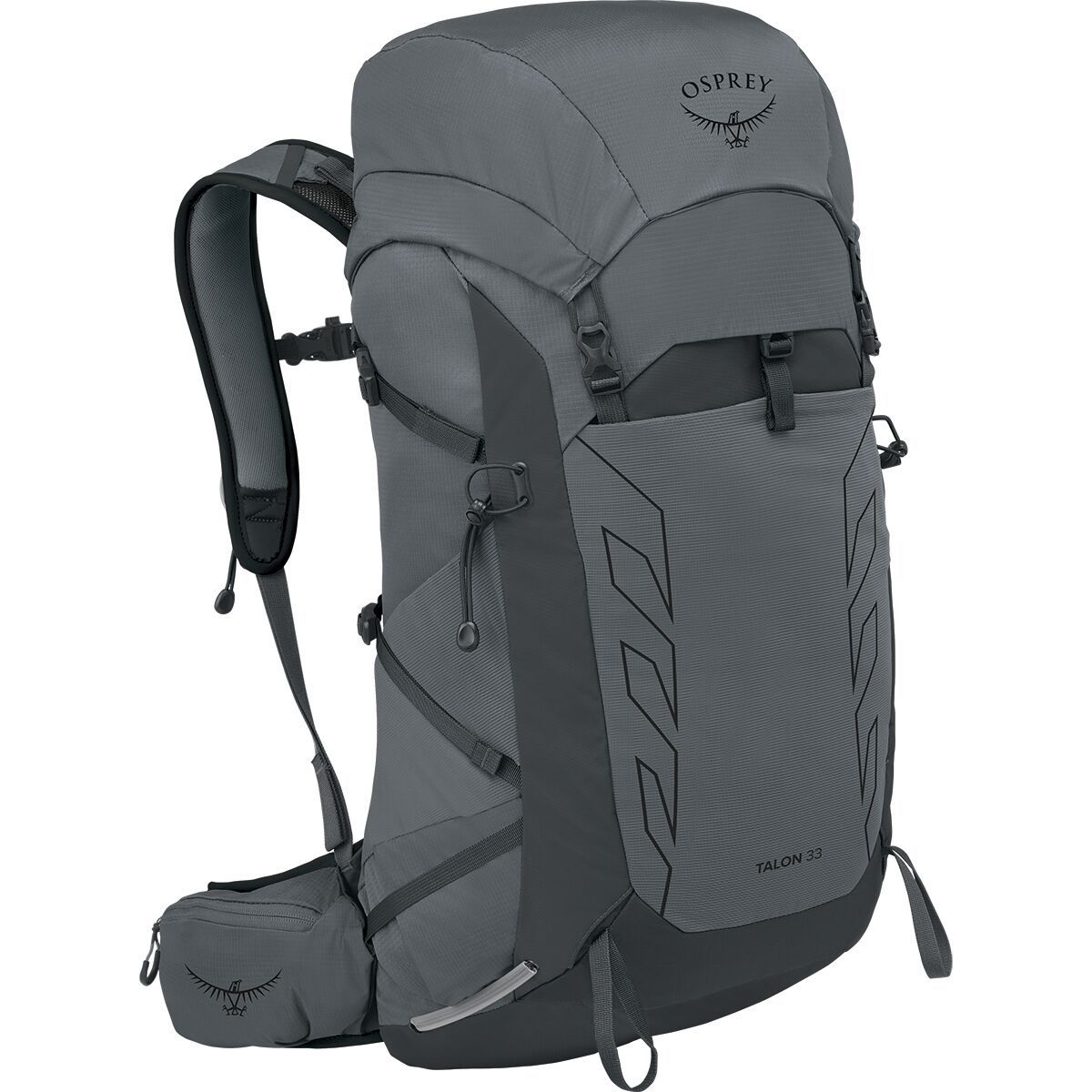 Osprey Packs Men's Talon 33L Backpack in Phantom Grey / Dark Charcoal