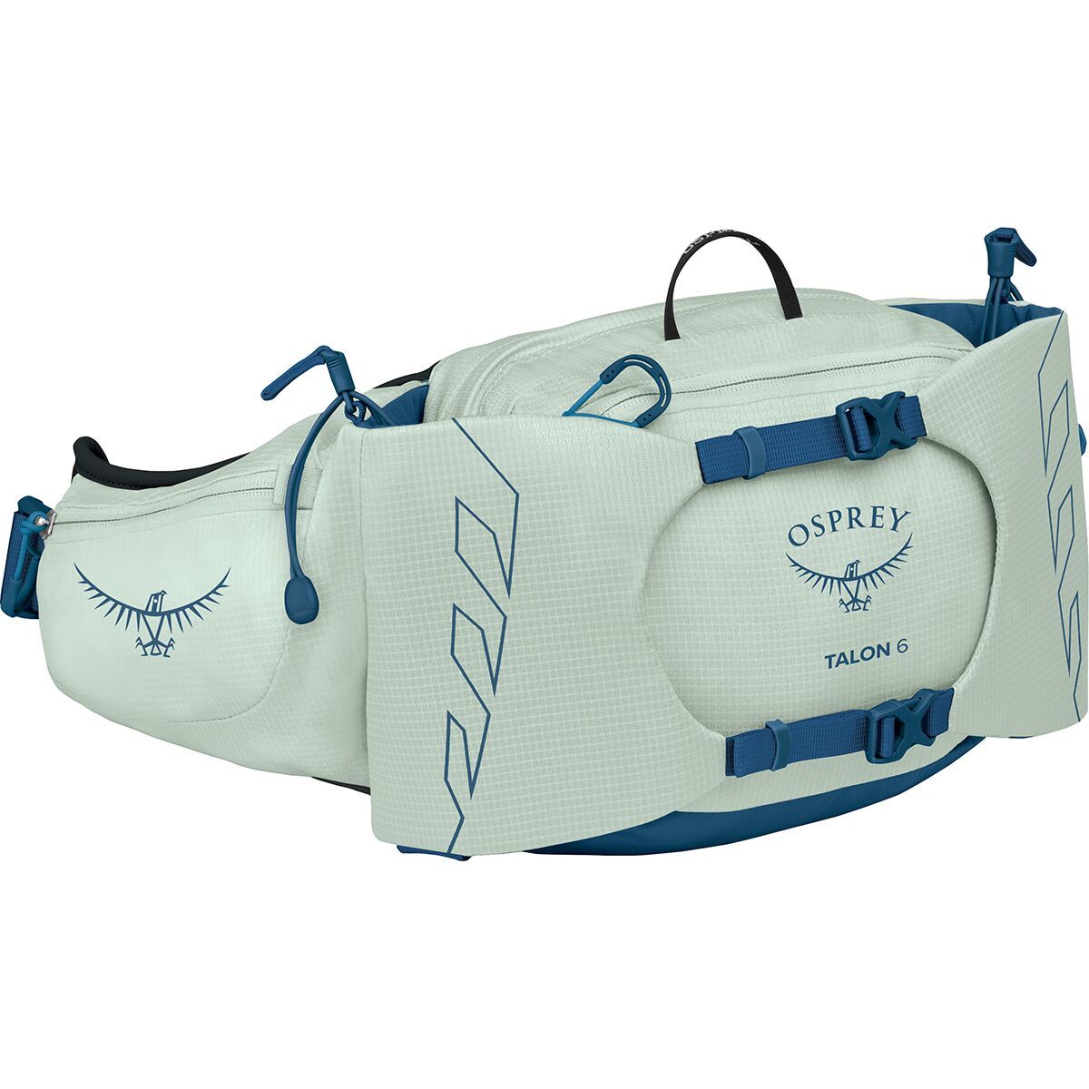 Osprey Packs Men's Talon 6L Backpack in Frosty Mint Green / Night Shift