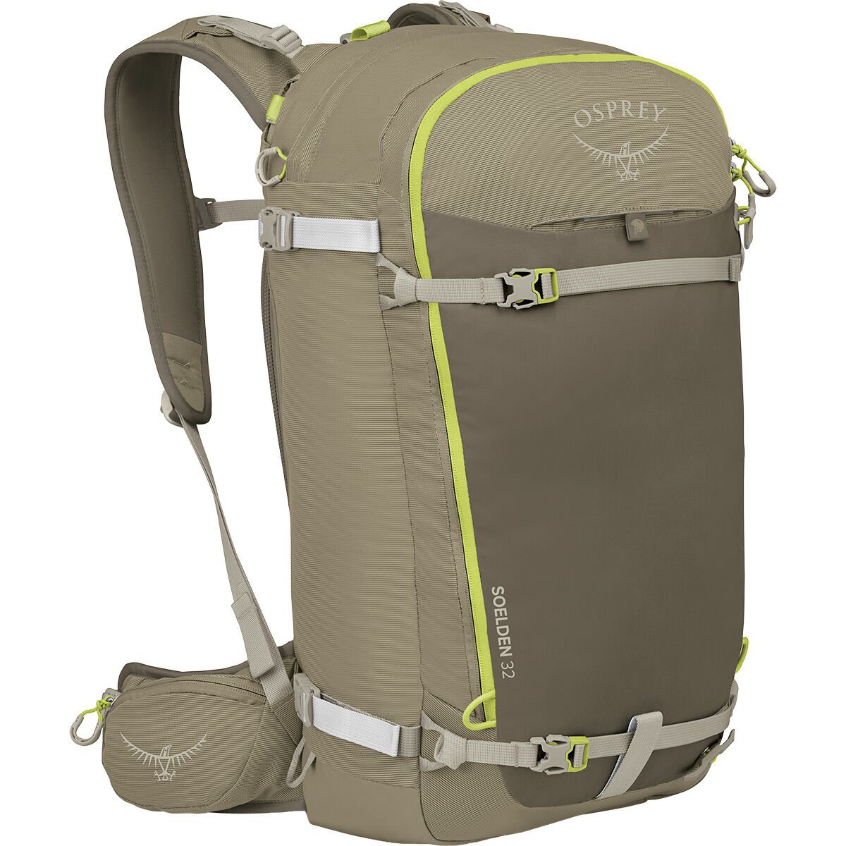Osprey Packs Men's Soelden 32 Backpack in Olive Tan / Earl Grey