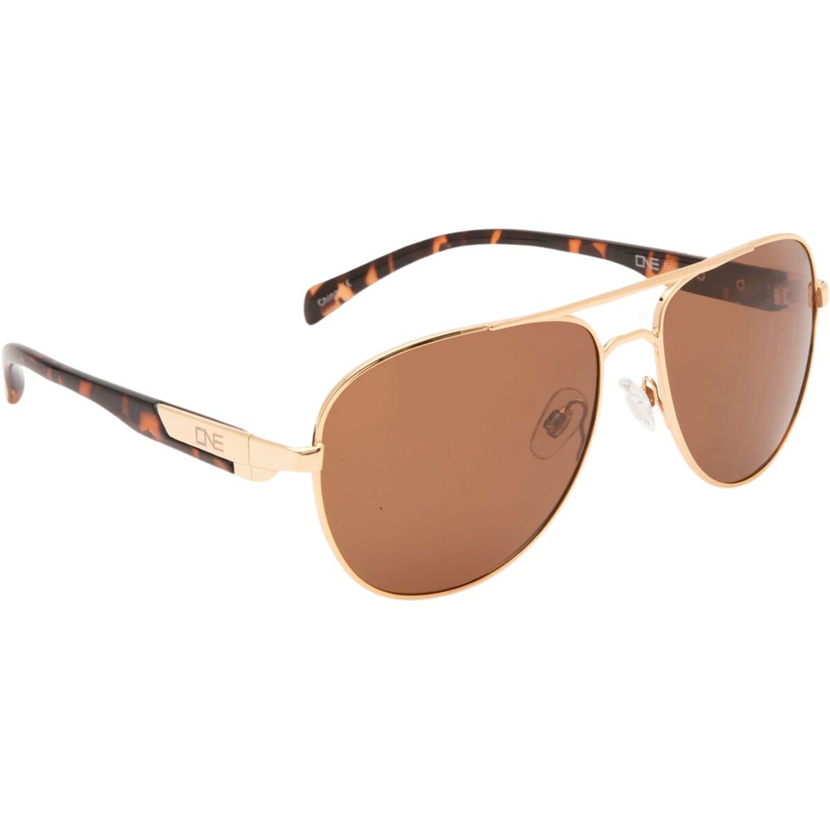 Optic Nerve Cadet Polarized Sunglasses in Gold / Polarized Brown - Size: Medium