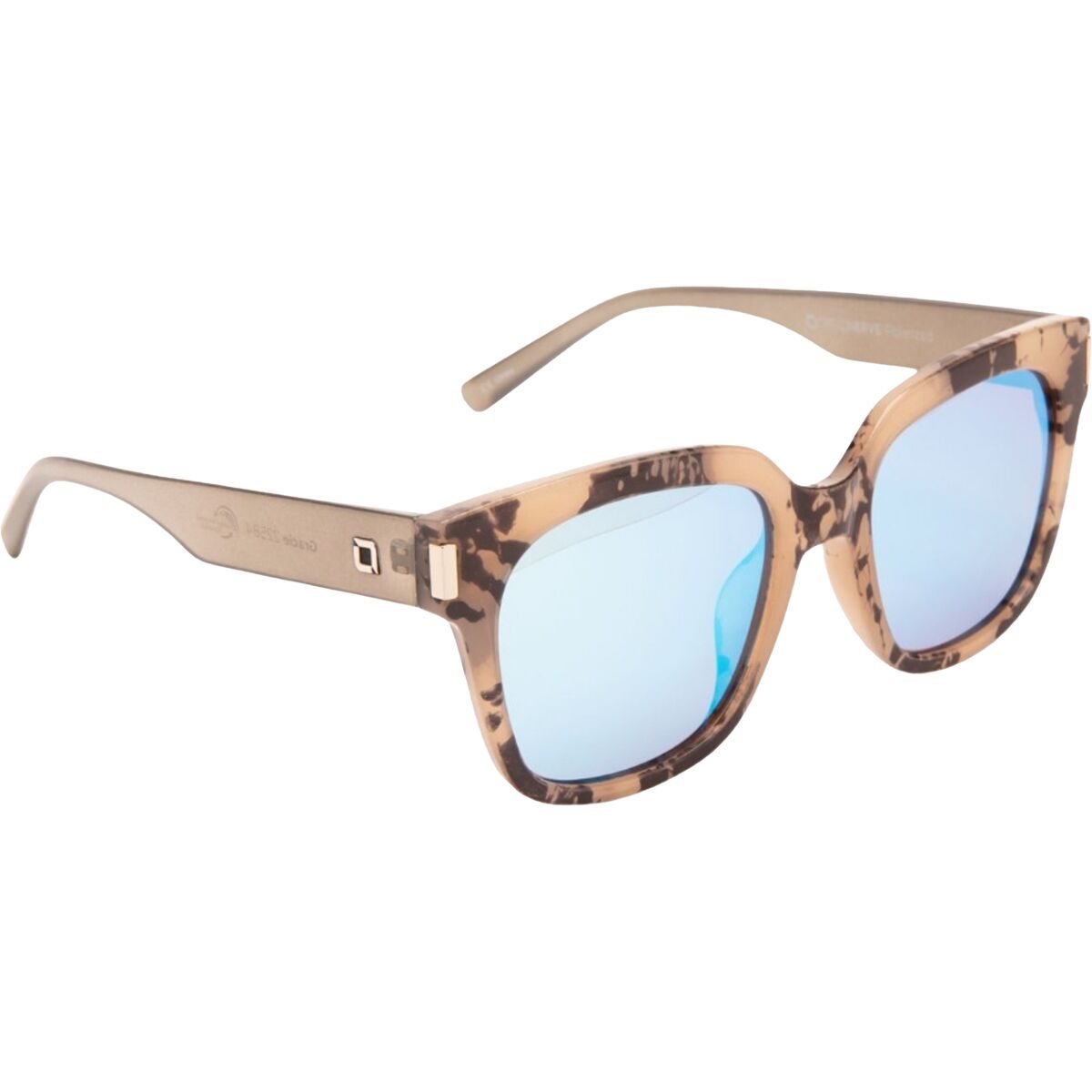 Optic Nerve Gracie Polarized Sunglasses in Shiny Tortoise / Polarized Brown Lens - Size: Medium