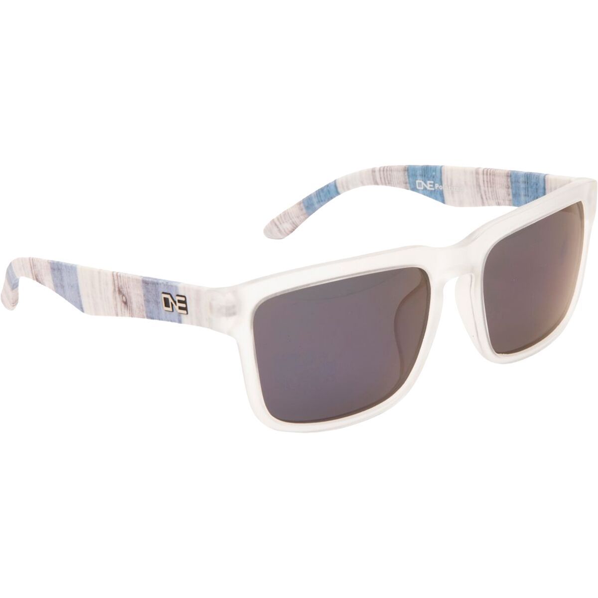 Optic Nerve Mashup Polarized Sunglasses in Crystal Snow Wood - Size: Medium