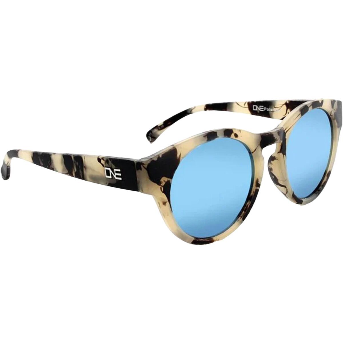 Optic Nerve Rizzo Sunglasses in Matte Beige Marble - Size: Medium