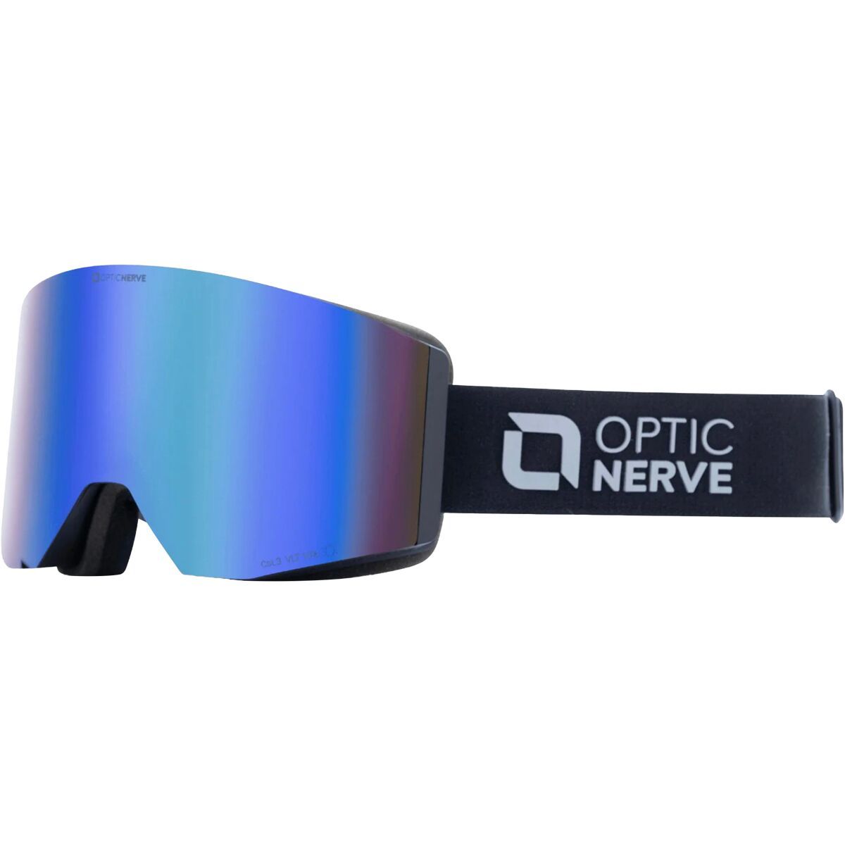 Optic Nerve Quandary Goggles in Quandary Matte Black Frame - Size: Medium