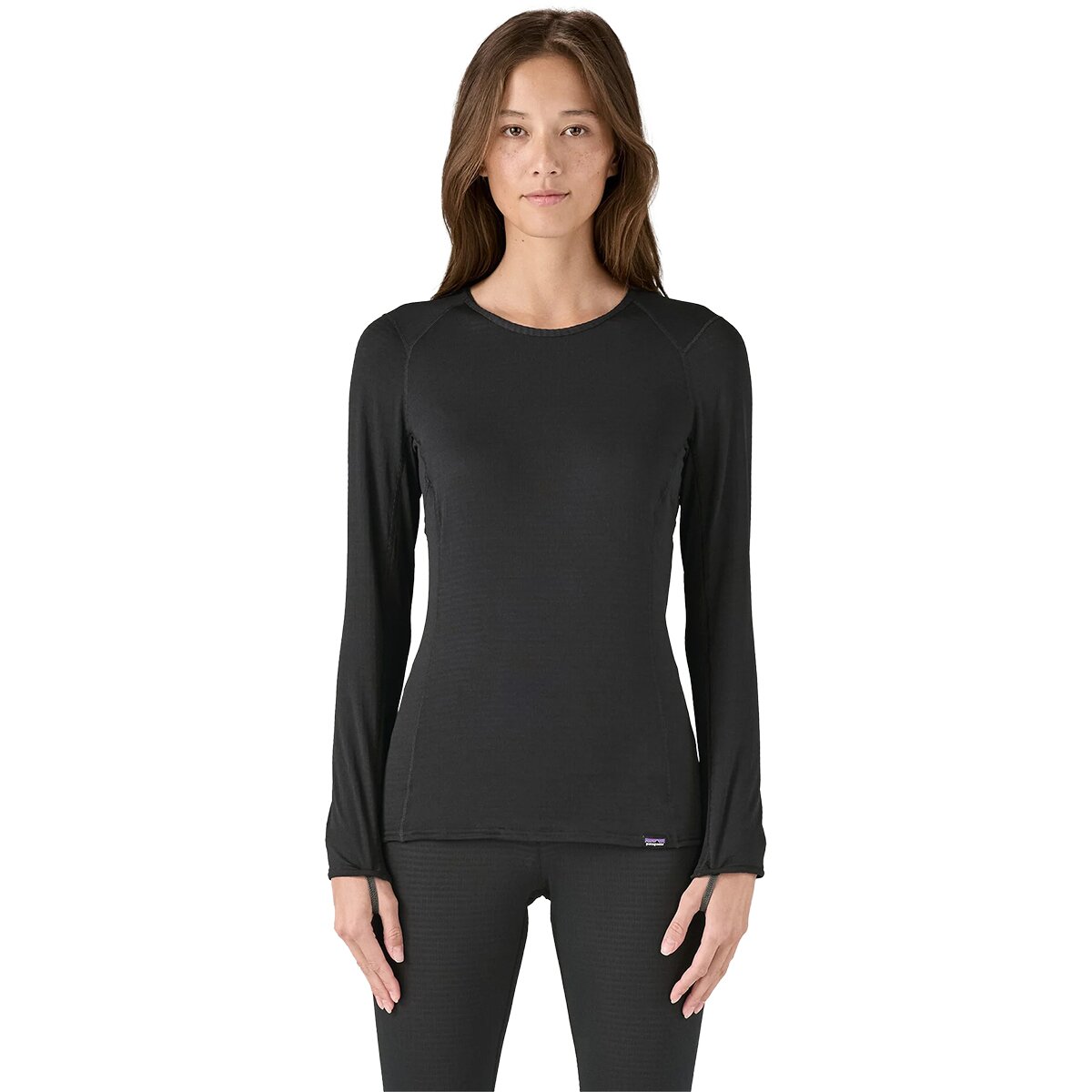 Patagonia Women's Capilene Thermal Weight Crew Top in Black - Size: Medium