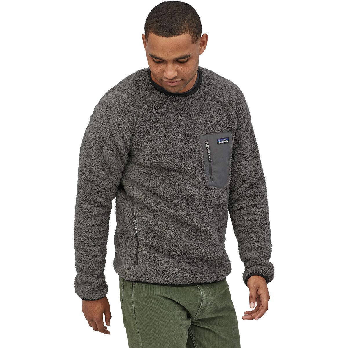 Patagonia Men's Los Gatos Crew Fleece Jacket in Forge Grey - Size: XS