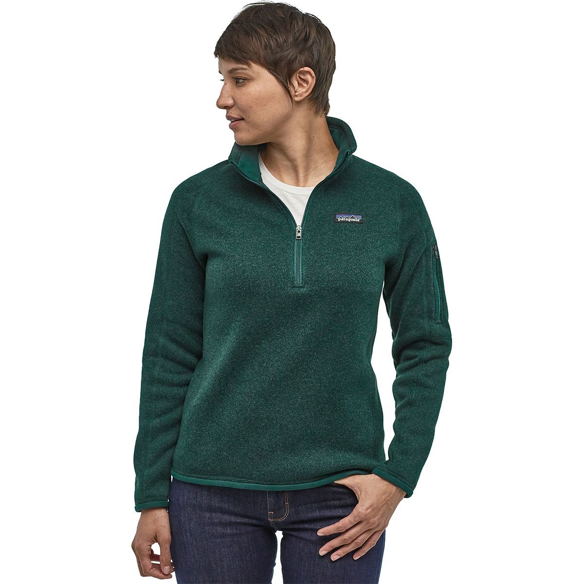 Patagonia Women's Better Sweater 1/4-Zip Fleece Jacket in Burnished Red - Size: XS