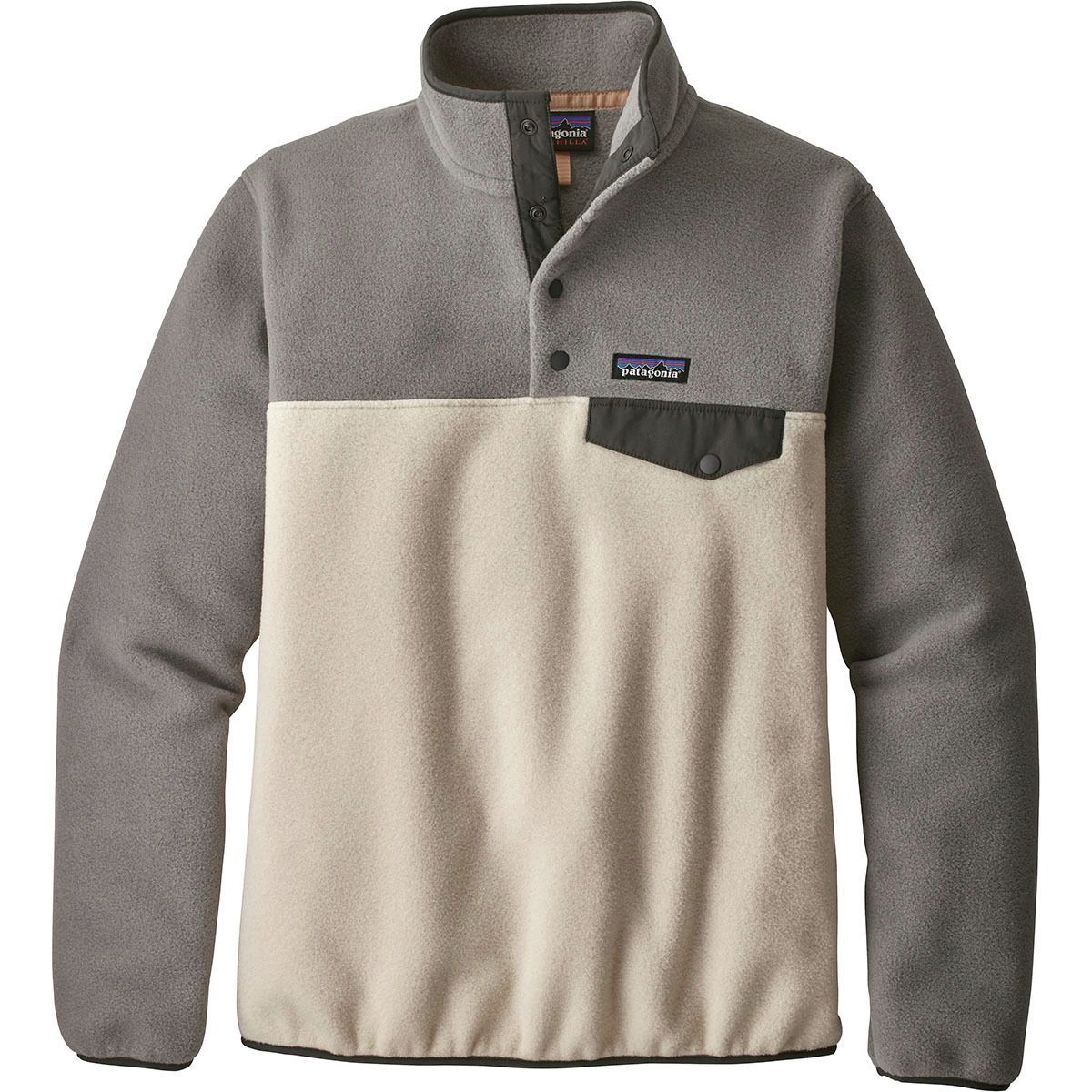 Patagonia Women's Synchilla Lightweight Snap-T Fleece Pullover in Swirl Floral / Pitch Blue - Size: XS