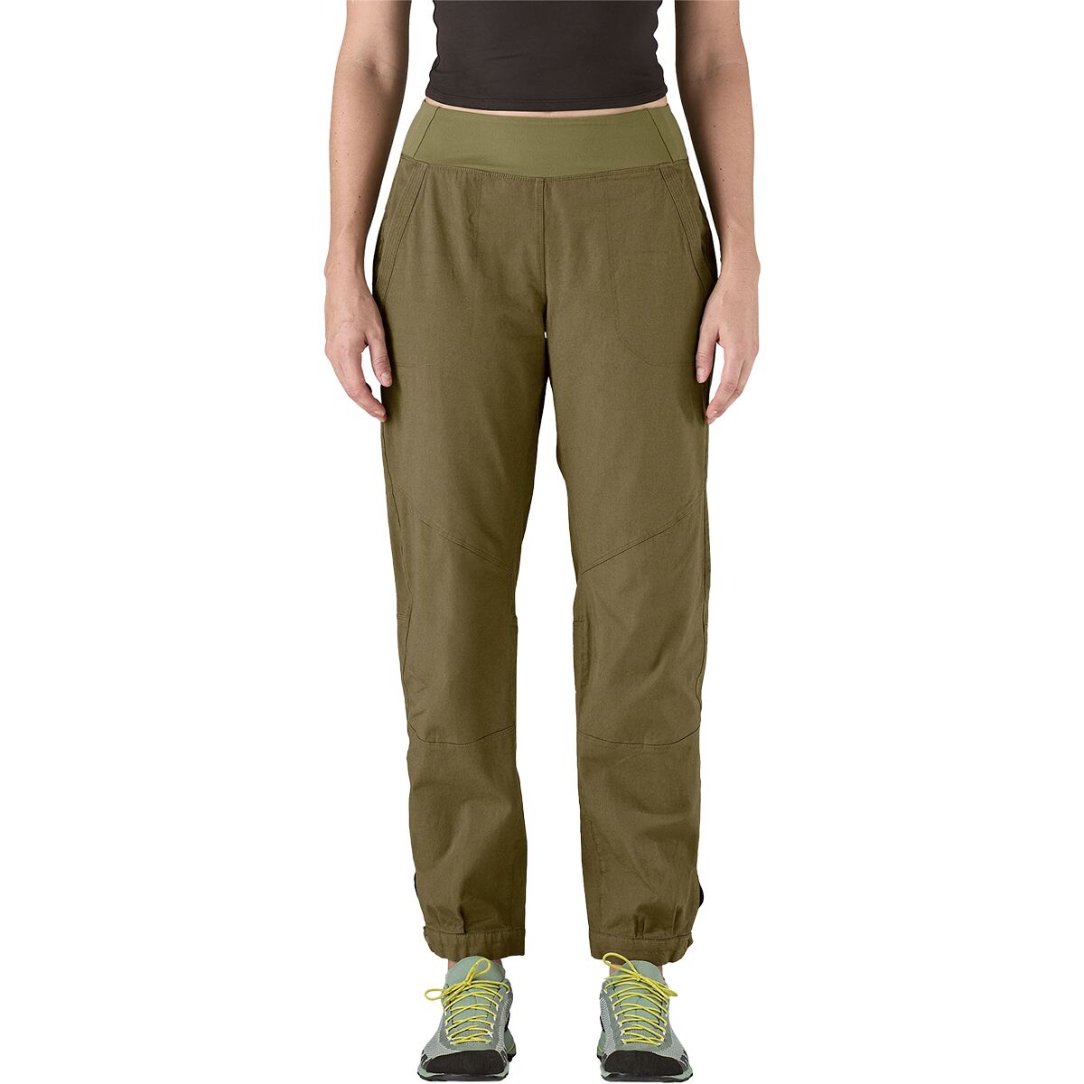 Patagonia Women's Caliza Rock Pant in Tent Green - Size: 12/Regular