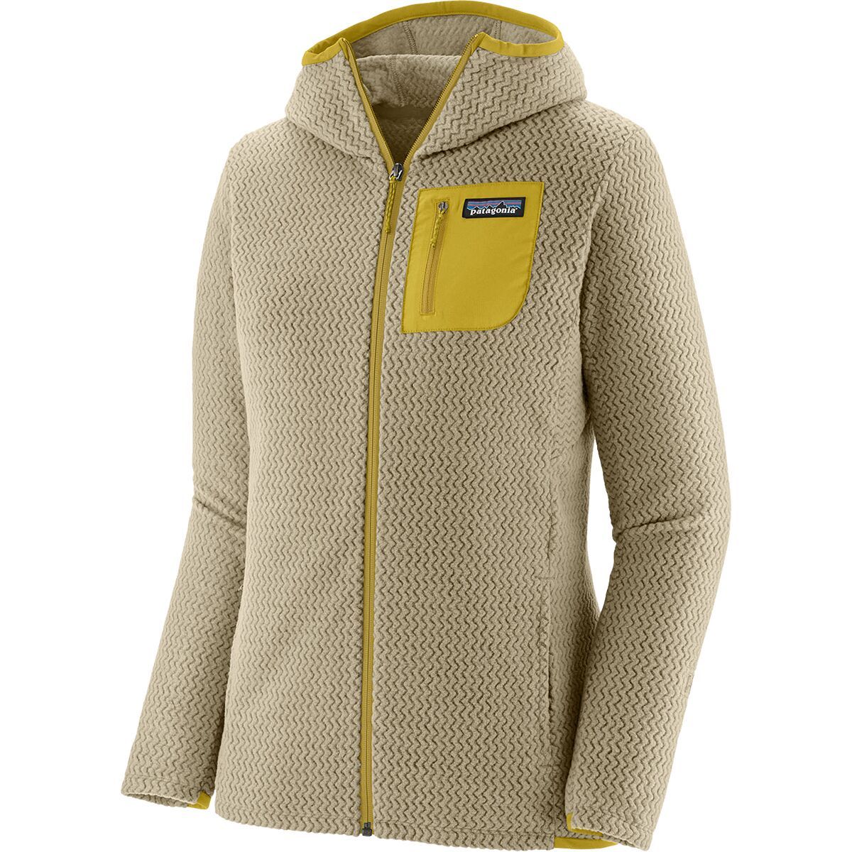 Patagonia Women's R1 Air Full-Zip Hoodie in Buttercup Yellow - Size: XXS