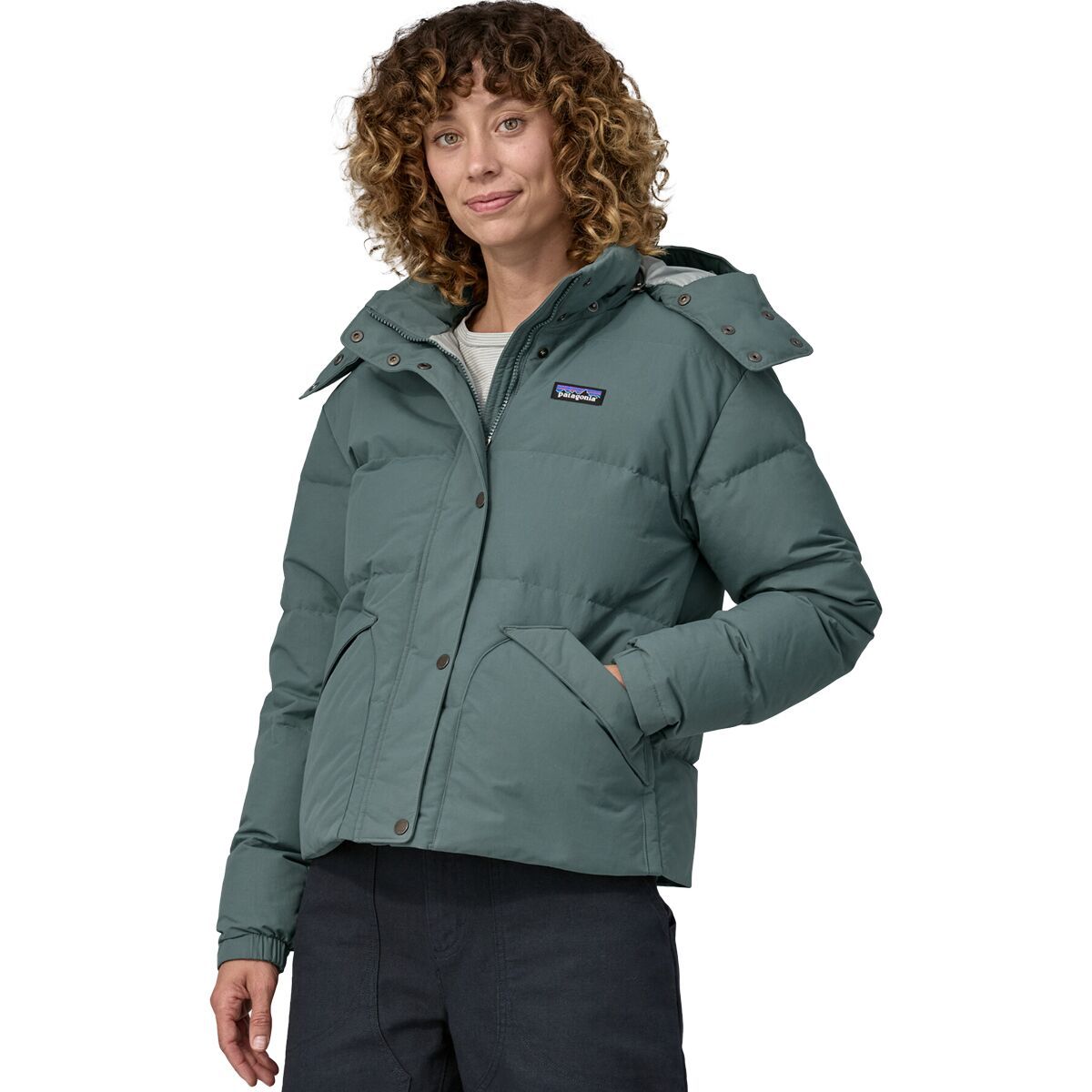 Patagonia Women's Downdrift Jacket in Smolder Blue - Size: XL