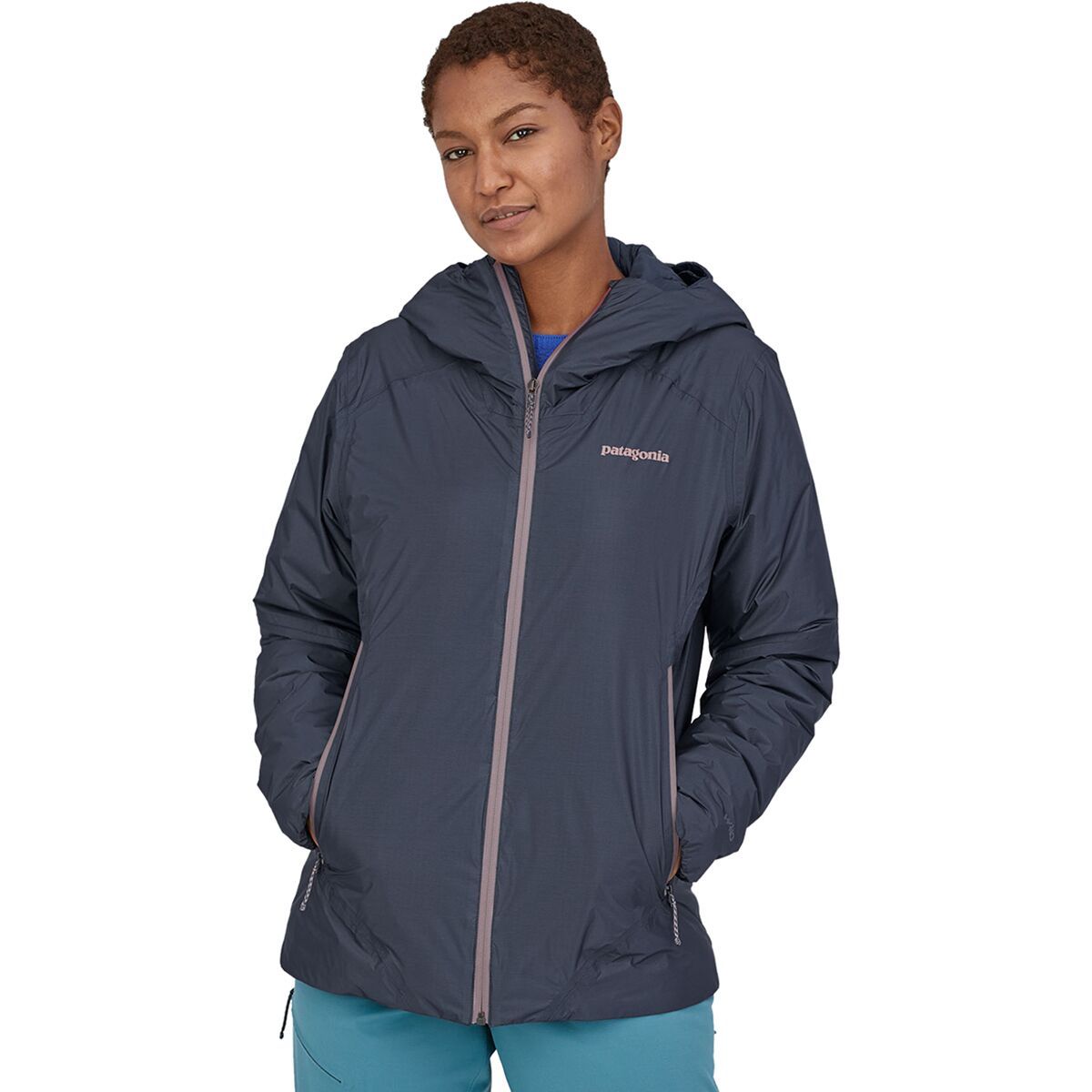 Patagonia Women's Micro Puff Storm Jacket in Wavy Blue - Size: XL