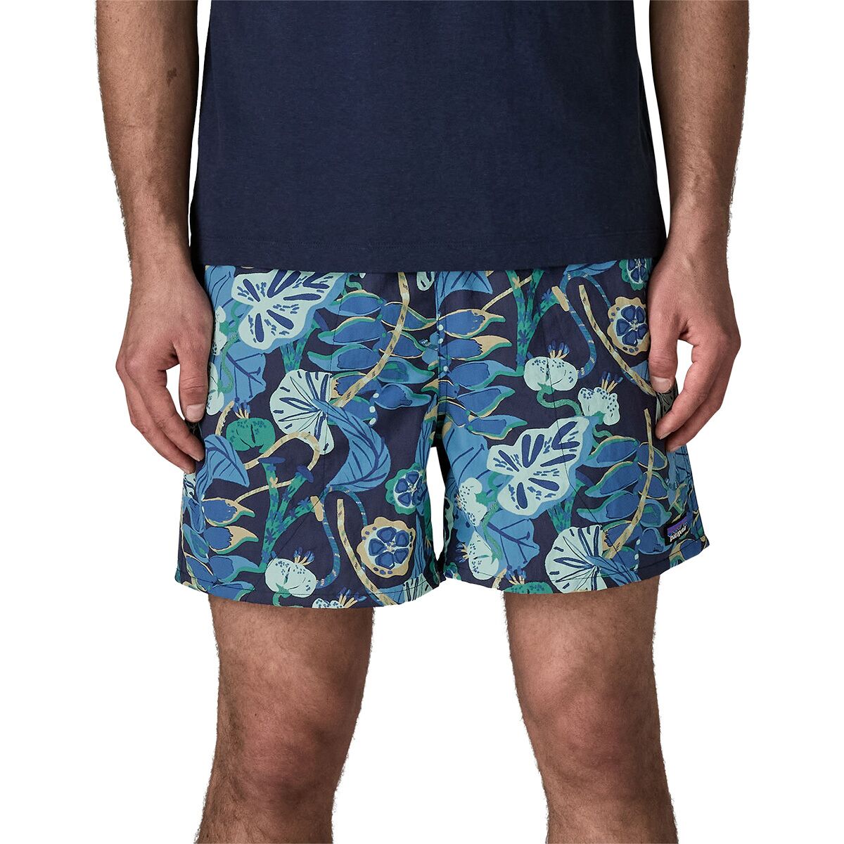 Patagonia Men's Baggies 5in Short in Tropiclimb: New Navy - Size: Small