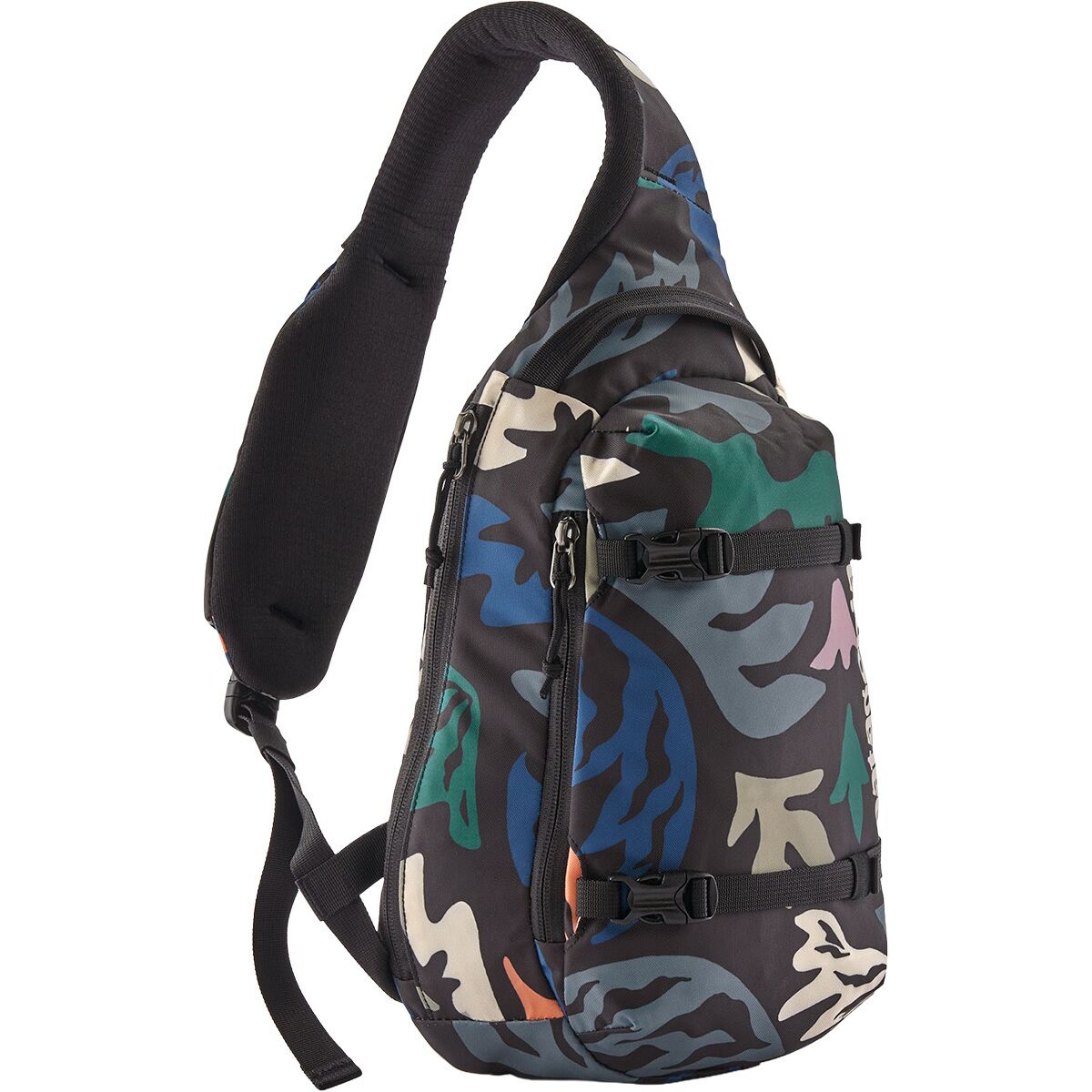 Patagonia Atom 8L Sling Bag in Kaleido: Black
