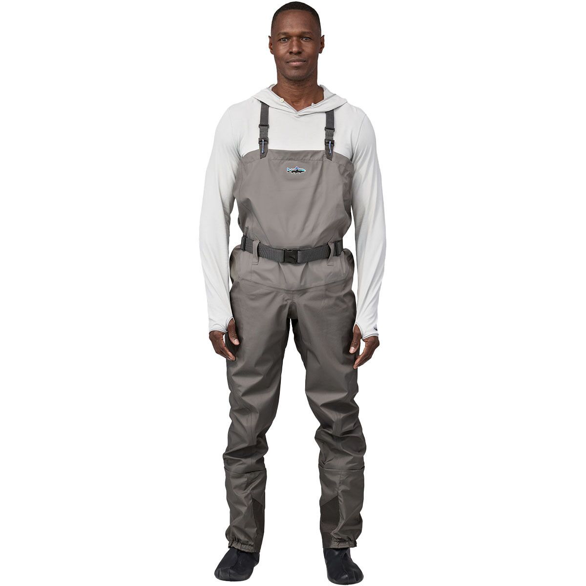 Patagonia Men's Swiftcurrent Packable Waders in Hex Grey - Size: XL/Regular