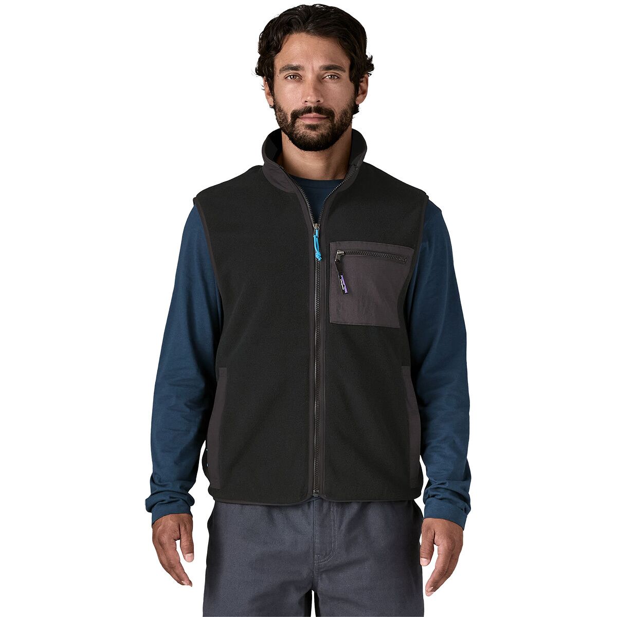 Patagonia Patagonia Men's Classic Synchilla Fleece Vest in Black Solid - Size: XXL - $90.35 at Steep and Cheap
