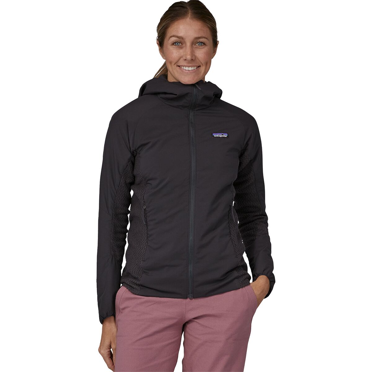Patagonia Women's Nano-Air Light Hybrid Hooded Jacket in Black - Size: XS