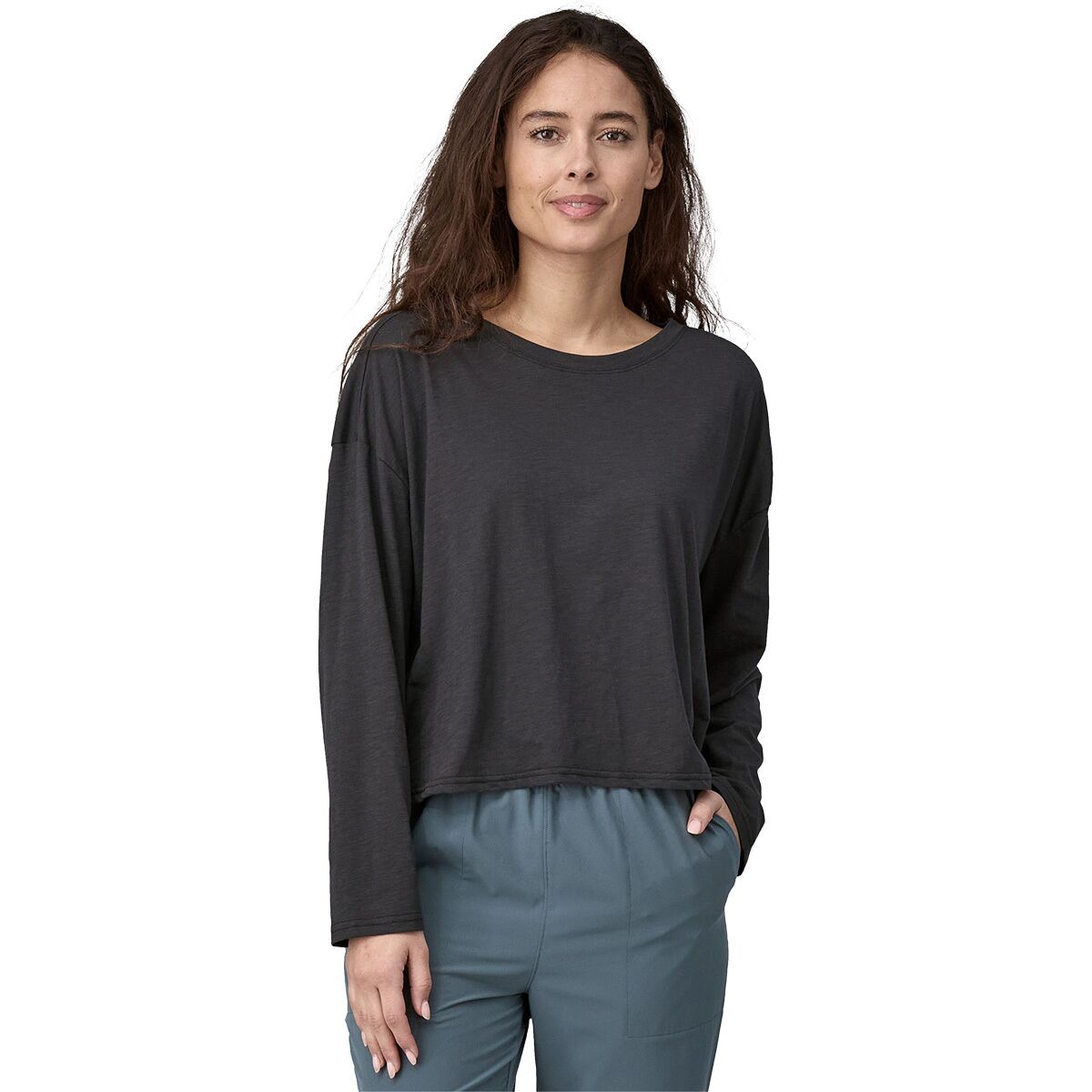 Patagonia Patagonia Women's Mainstay Long-Sleeve Top in Thermal Blue - Size: XL - $35.75 at SteepandCheap.com