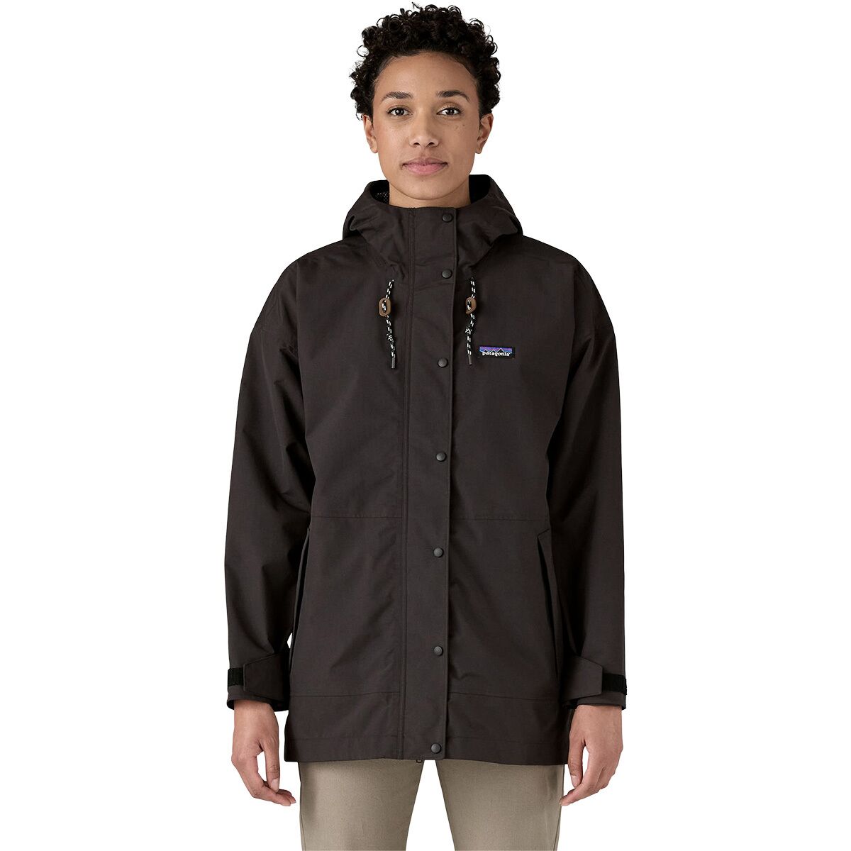 Patagonia Patagonia Women's Outdoor Everyday Rain Jacket in Black - Size: XL - $155.40 at Steep and Cheap
