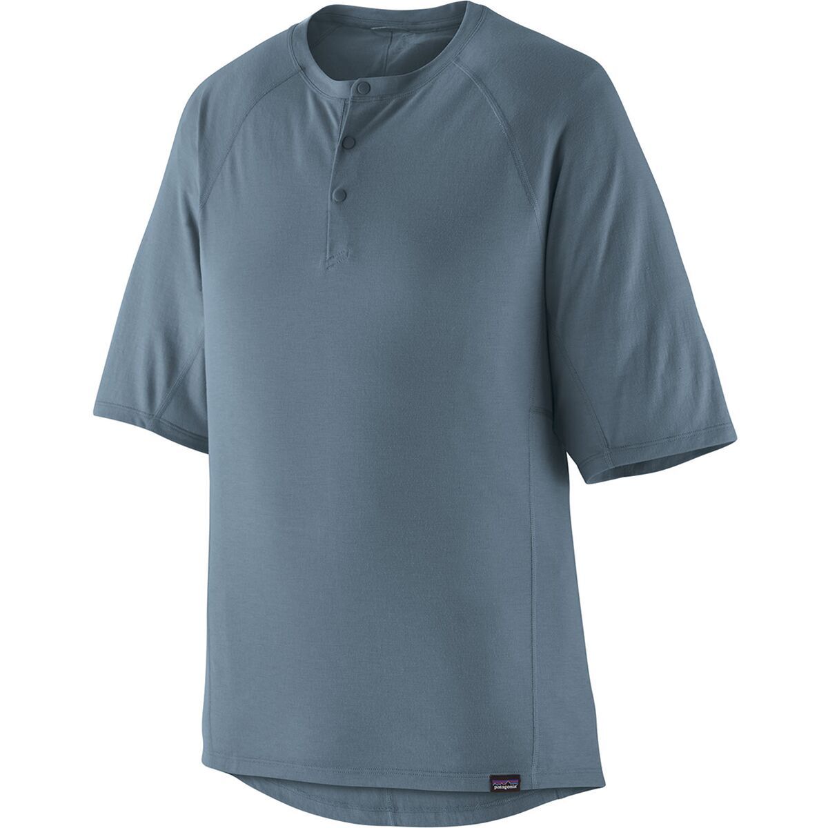 Patagonia Men's Capilene Cool Trail Bike Henley in Sleet Green - Size: Medium