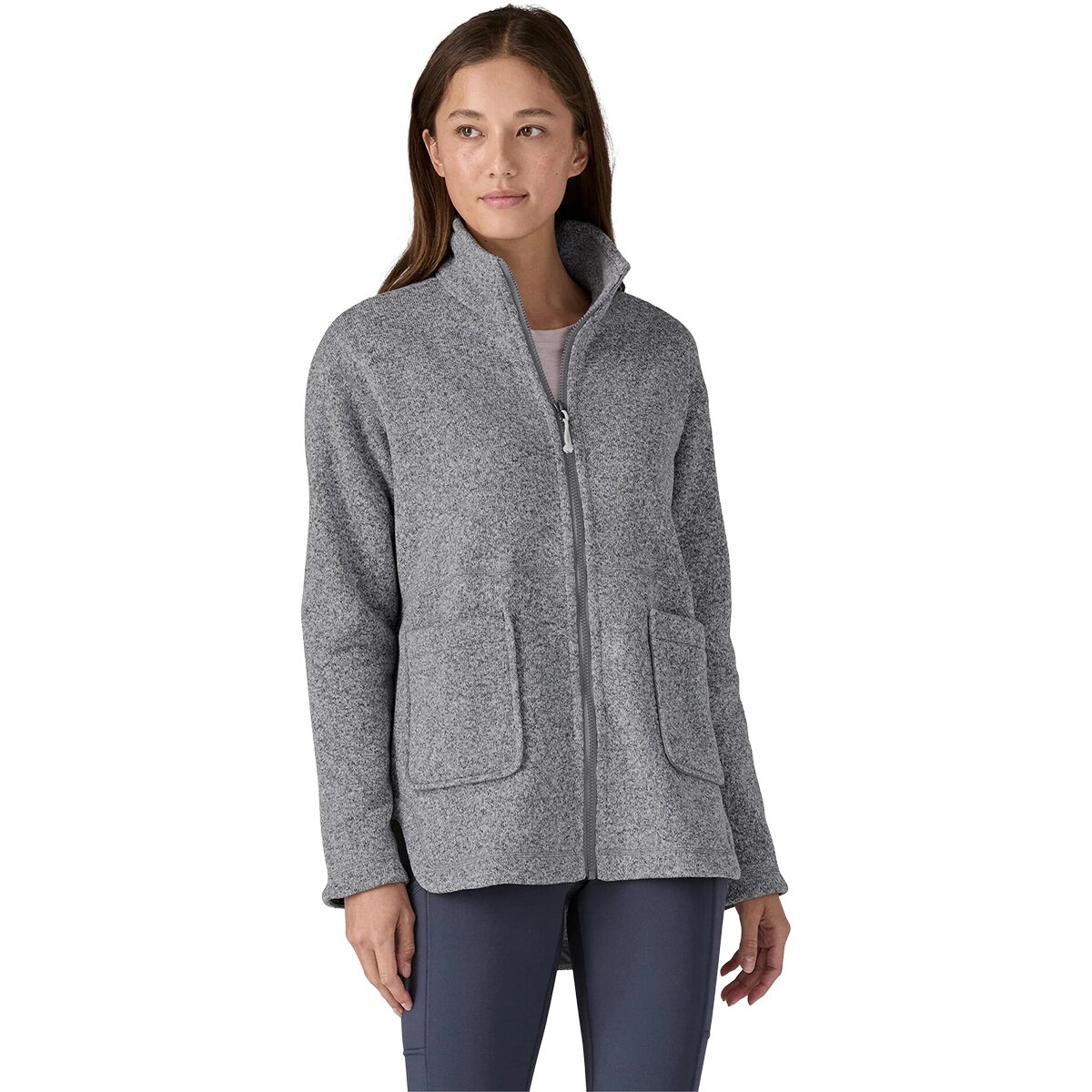 Patagonia Patagonia Women's Better Sweater Oversized Coat in Birch White - Size: XL - $122.85 at Steep and Cheap