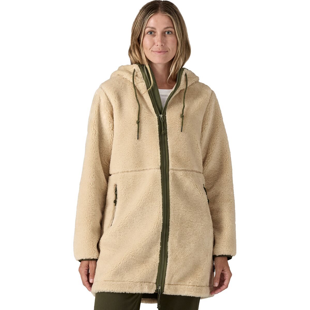 Patagonia Women's Lonesome Mesa Hooded Parka in Dark Natural - Size: XL
