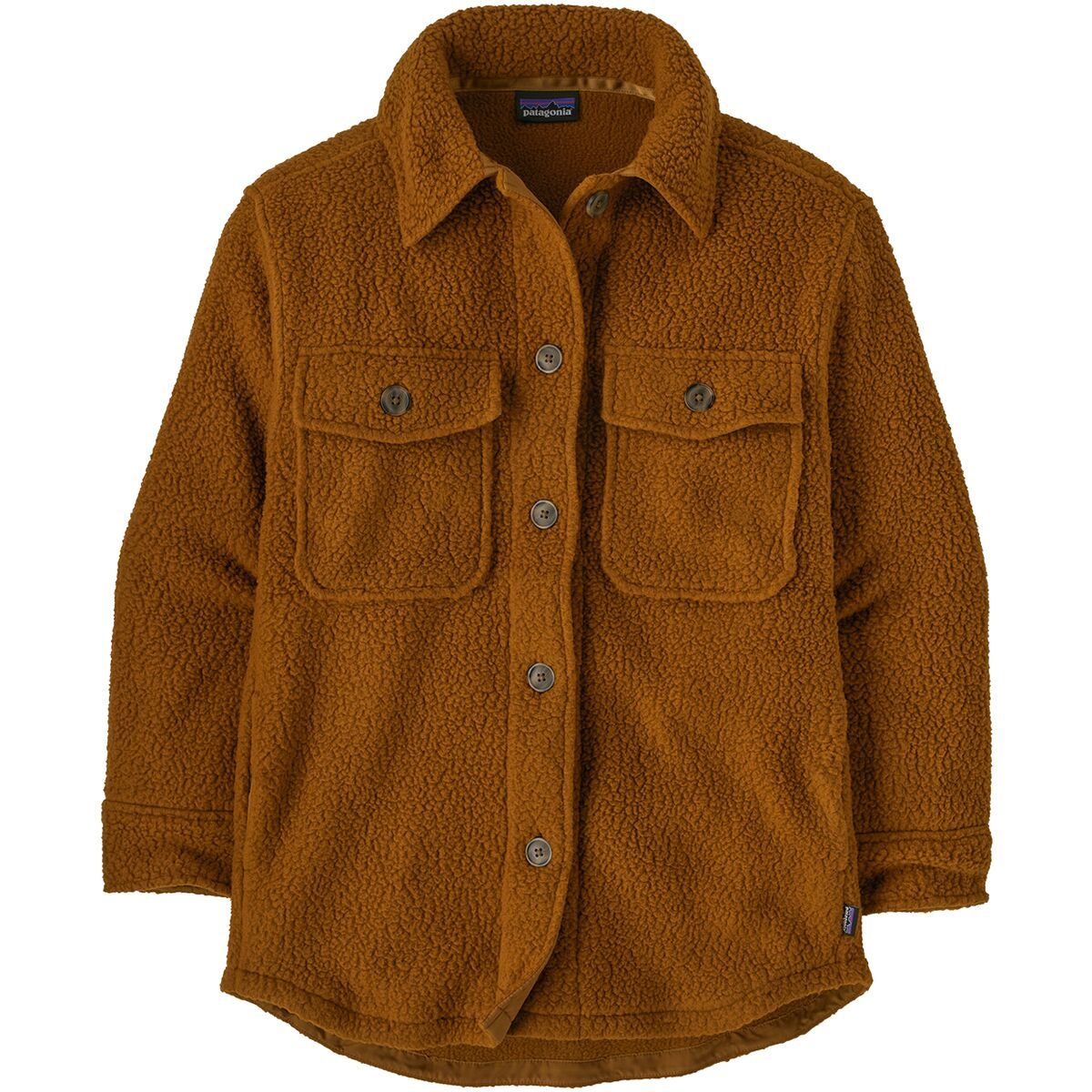 Patagonia Women's Retro Pile Shacket in Shelter Brown - Size: Medium