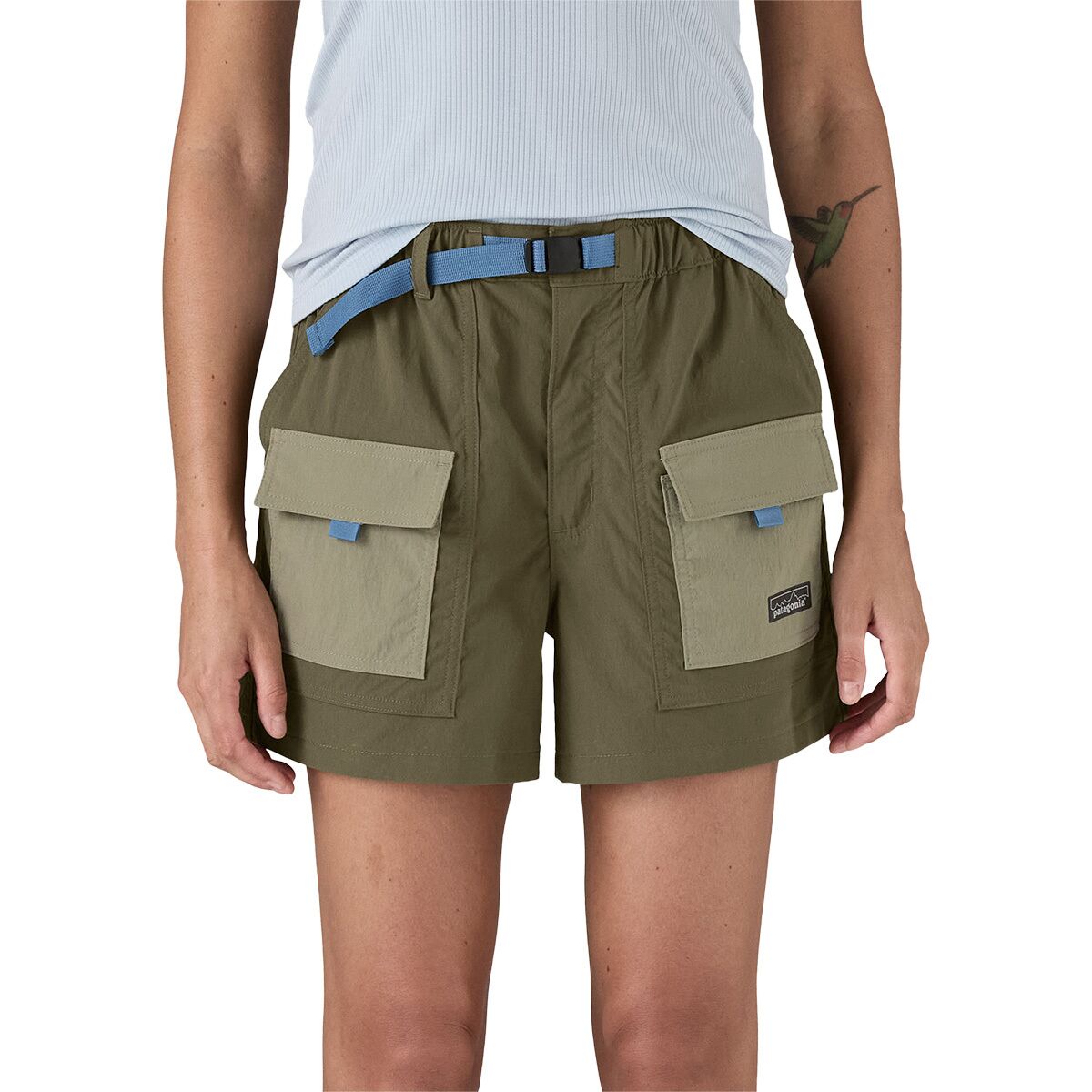 Patagonia Patagonia Women's Outdoor Everyday Short in Basin Green - Size: Large - $53.40 at Steep and Cheap