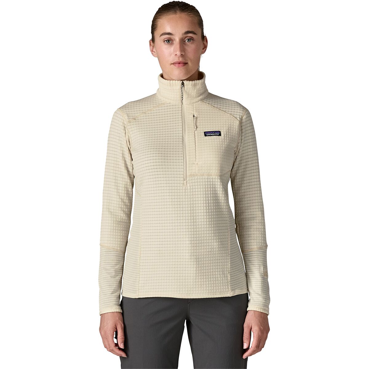 Patagonia Patagonia Women's R1 Pullover in Wool White - Size: Large - $100.75 at Steep and Cheap