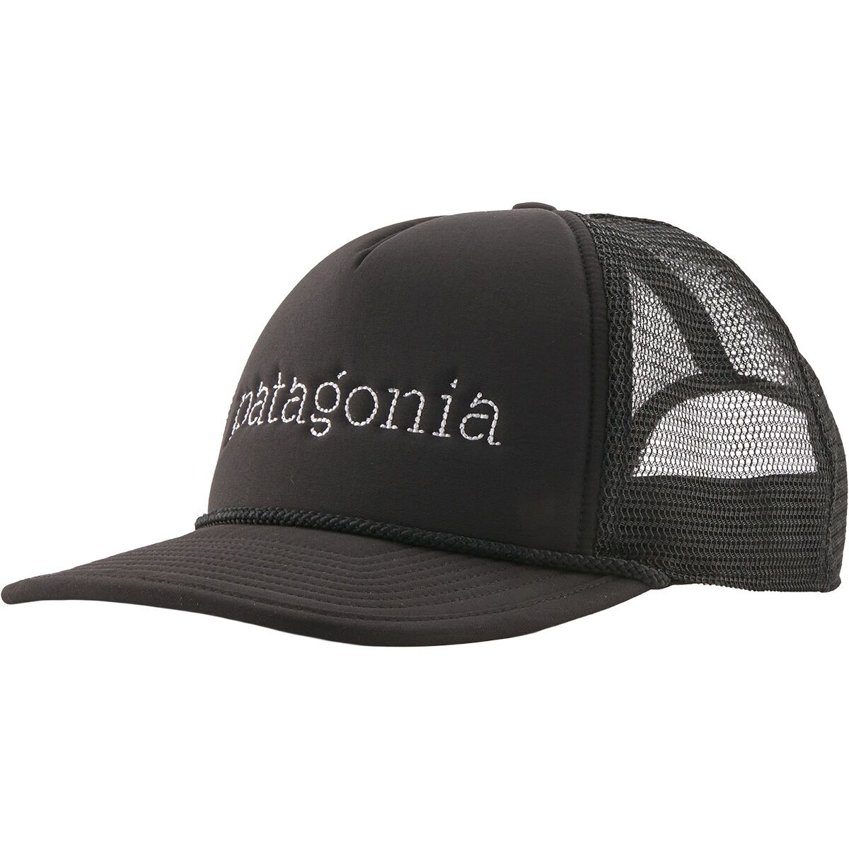 Patagonia Patagonia Broadcaster Hat in Strata Text: Black - $23.40 at Steep and Cheap